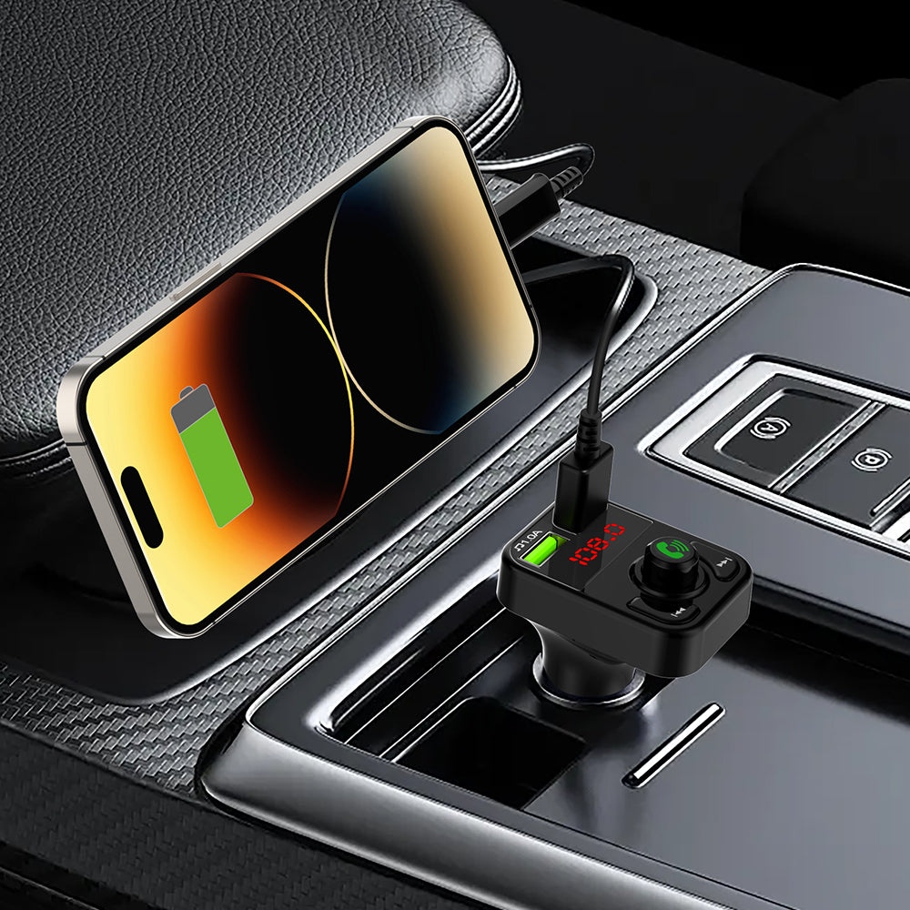 Car MP3 Bluetooth con Doppia Porta USB – Musica e Ricarica in Auto - MAX-M104