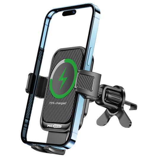 MAXEXCELL Supporto Auto con Ricarica Wireless