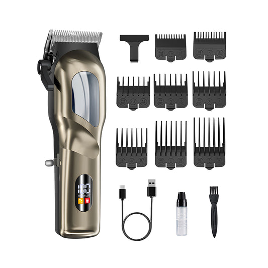 MAXEXCELL Tagliacapelli Elettrico con Display LED