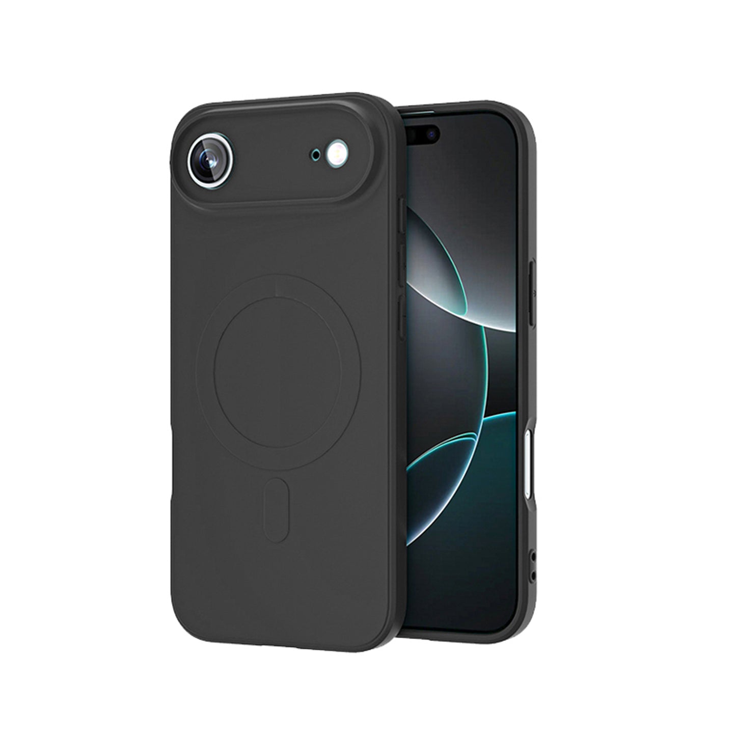 MAXEXCELL Cover Magnetica in Silicone Compatibile con iPhone SERIE 17