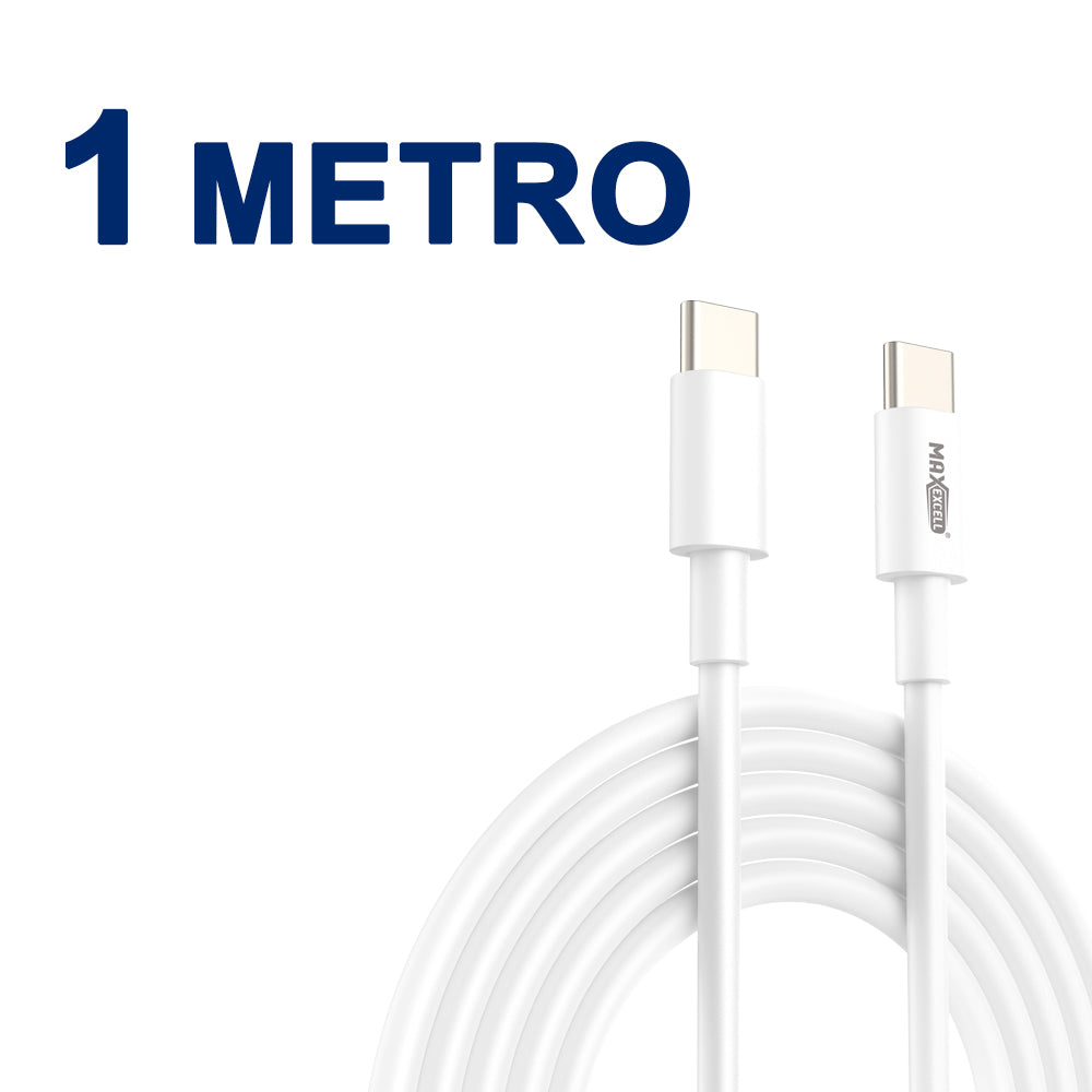 Cavo USB-C a USB-C – 60W Ricarica Rapida, 3.5A, Alta Resistenza - MAX-B113