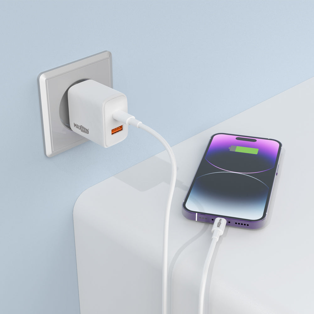 Cavo USB-C a Lightning – Ricarica Rapida 30W, 3.5A, Alta Qualità - MAX-B111