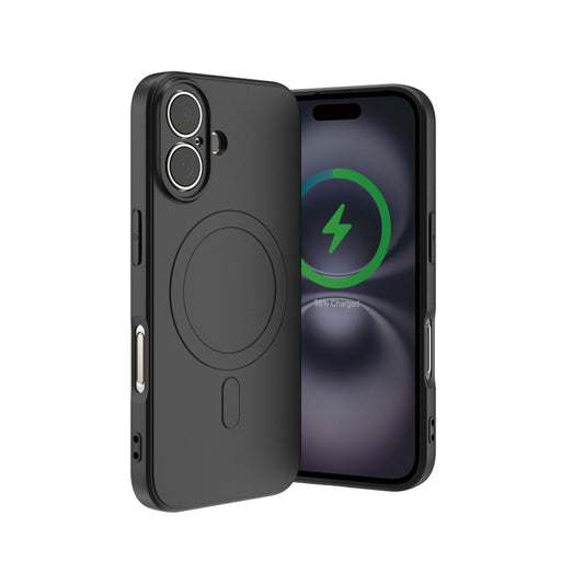 MAXEXCELL Cover Magnetica in Silicone Compatibile con iPhone SERIE 17