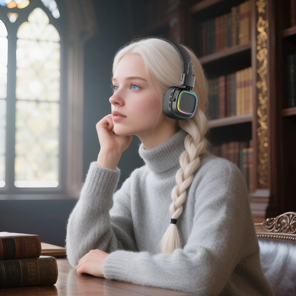 MAXEXCELL Cuffie Bluetooth wireless con suono Hi-Fi