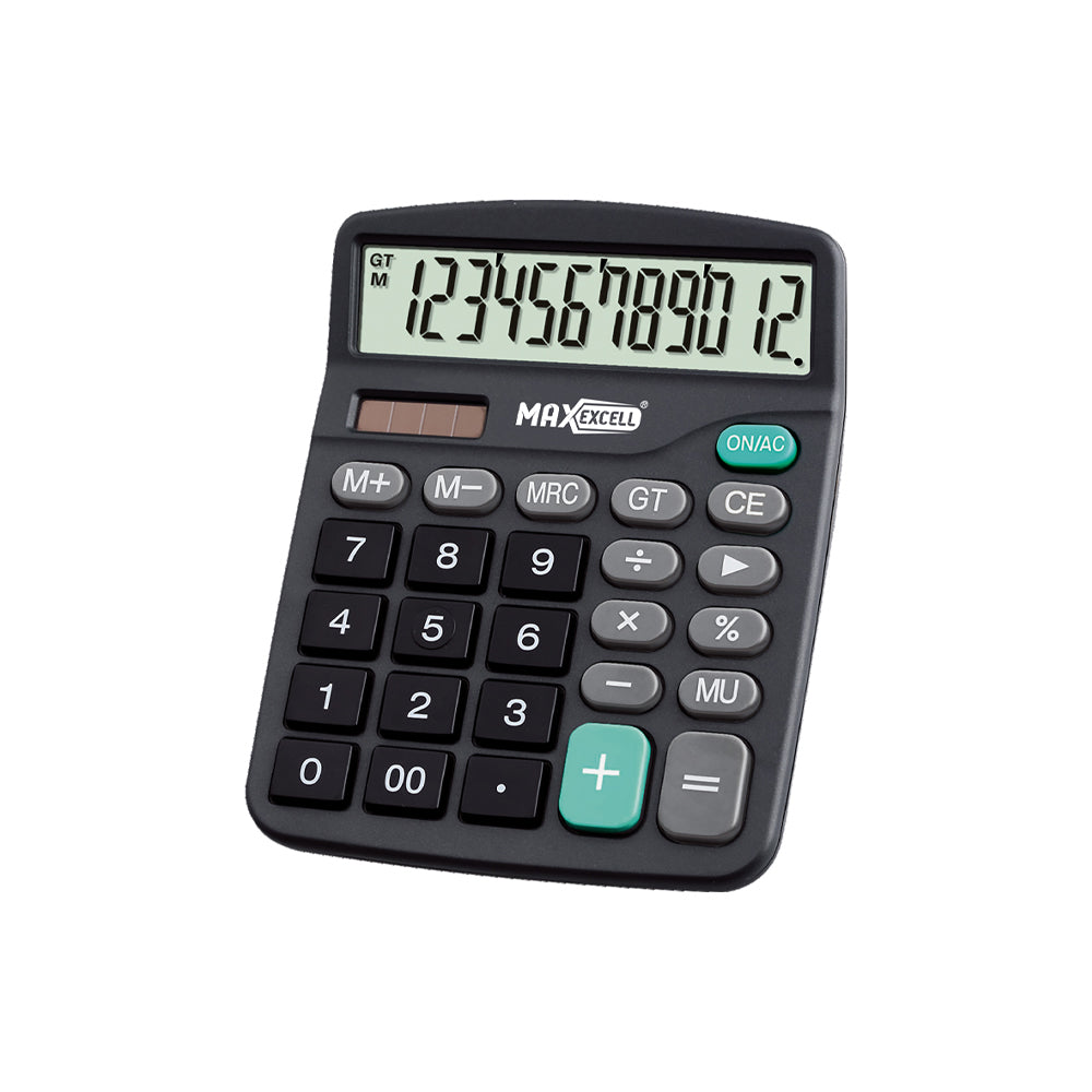 MAXEXCELL Calcolatrice da Tavolo – Display Ampio, Funzioni Base e Avanzate