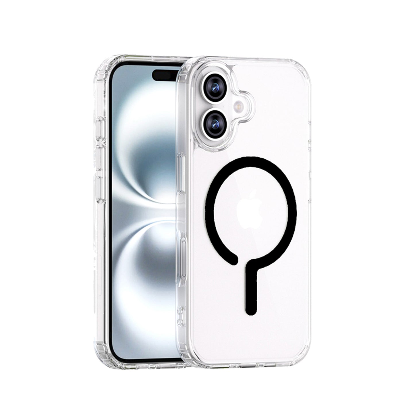 MAXEXCELL Cover Magnetica Trasparente per iPhone Serie 17