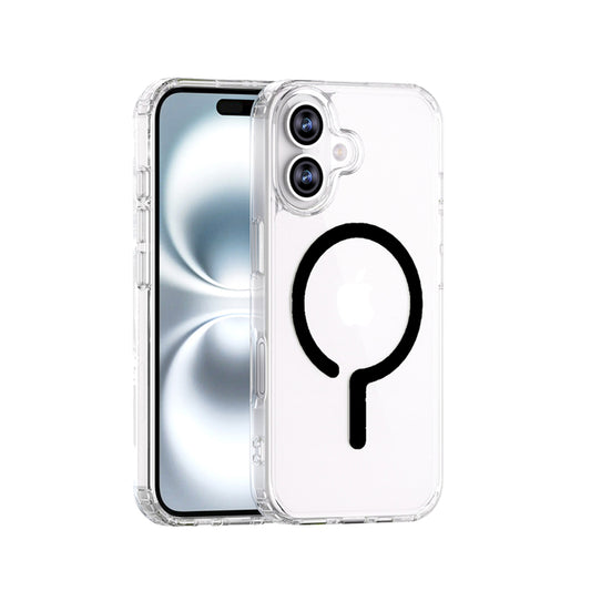 MAXEXCELL Cover Magnetica Trasparente per iPhone Serie 17
