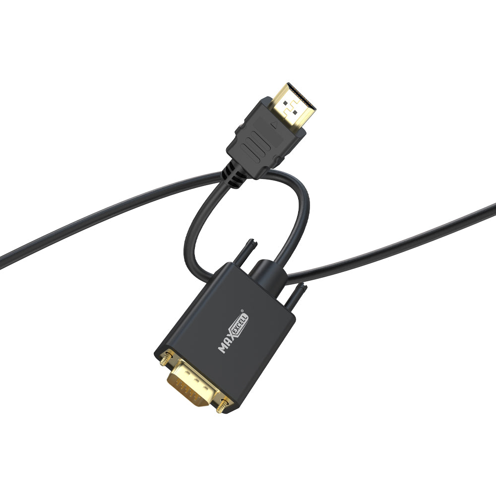 MAXEXCELL Cavo Adattatore da HDMI Maschio a VGA Maschio