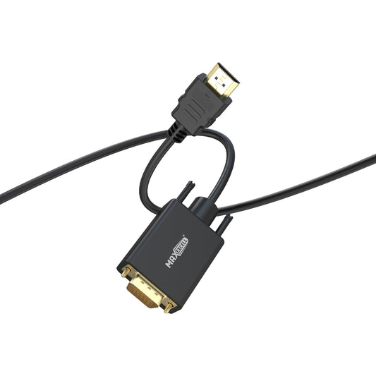 MAXEXCELL Cavo Adattatore da HDMI Maschio a VGA Maschio