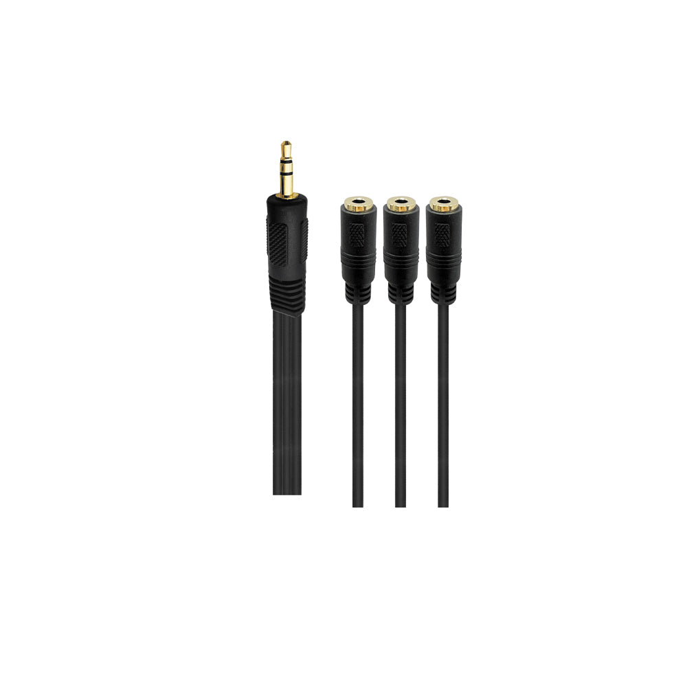 Cavo Adattatore Audio Jack 3.5mm Maschio a Femmina – Estensione Stereo per Cuffie, Speaker e Dispositivi Audio - MAX-N110