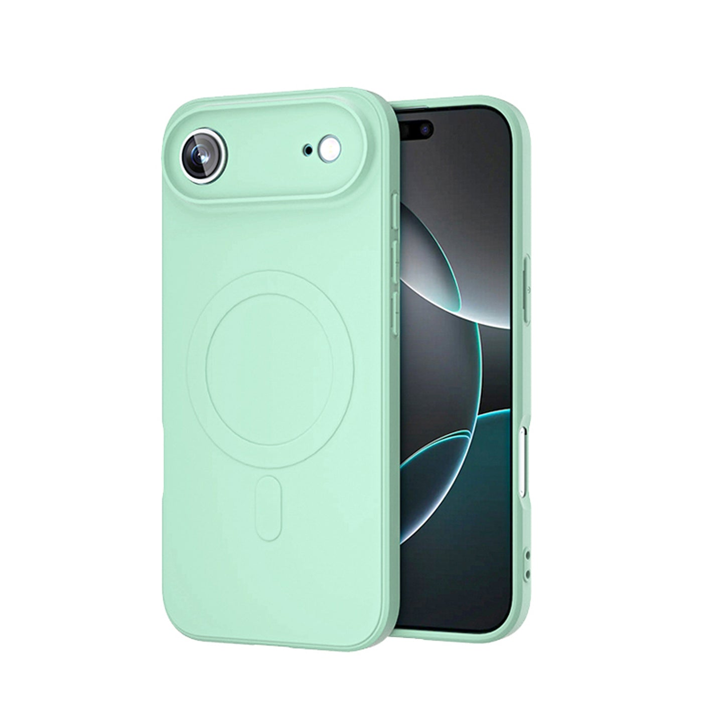 MAXEXCELL Cover Magnetica in Silicone Compatibile con iPhone SERIE 17