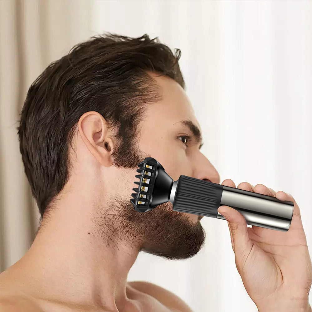 Kit 3 in 1 Rasoio Elettrico – Barba, Capelli e Peli Naso in un Solo Dispositivo - MAX-Q106