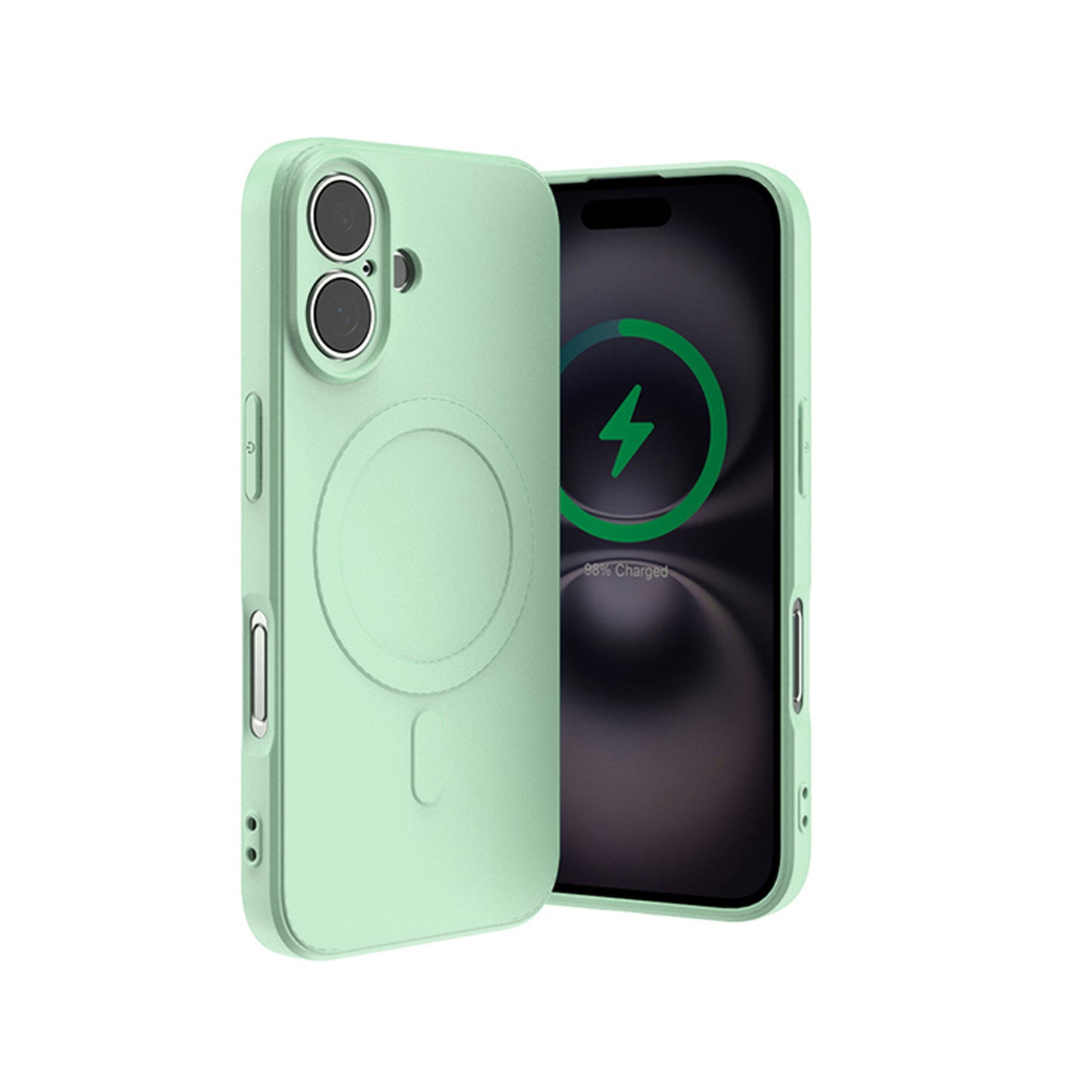 MAXEXCELL Cover Magnetica in Silicone Compatibile con iPhone SERIE 17