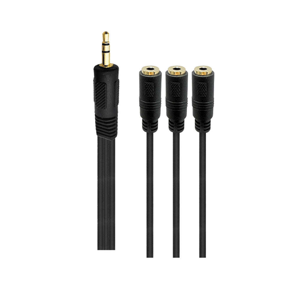 MAXEXCELL Cavo Adattatore Audio Jack 3.5mm Maschio a Femmina