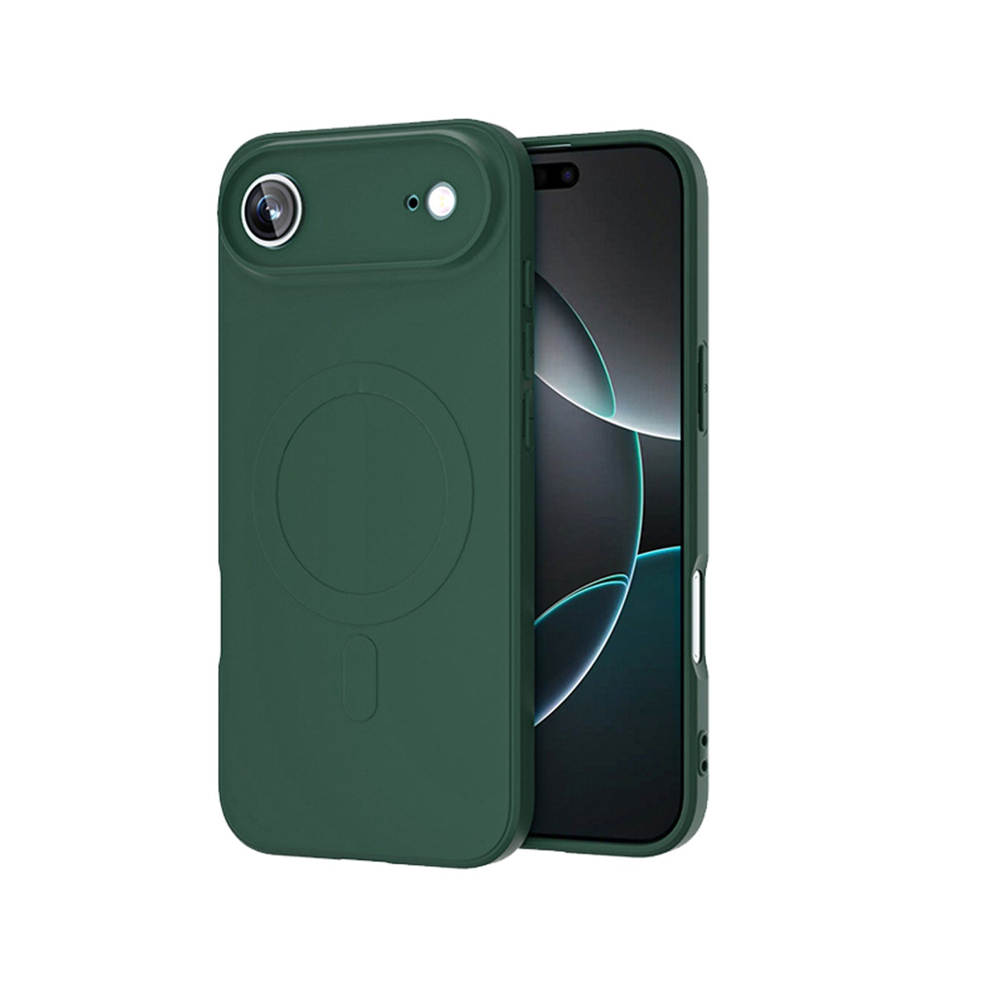 MAXEXCELL Cover Magnetica in Silicone Compatibile con iPhone SERIE 17
