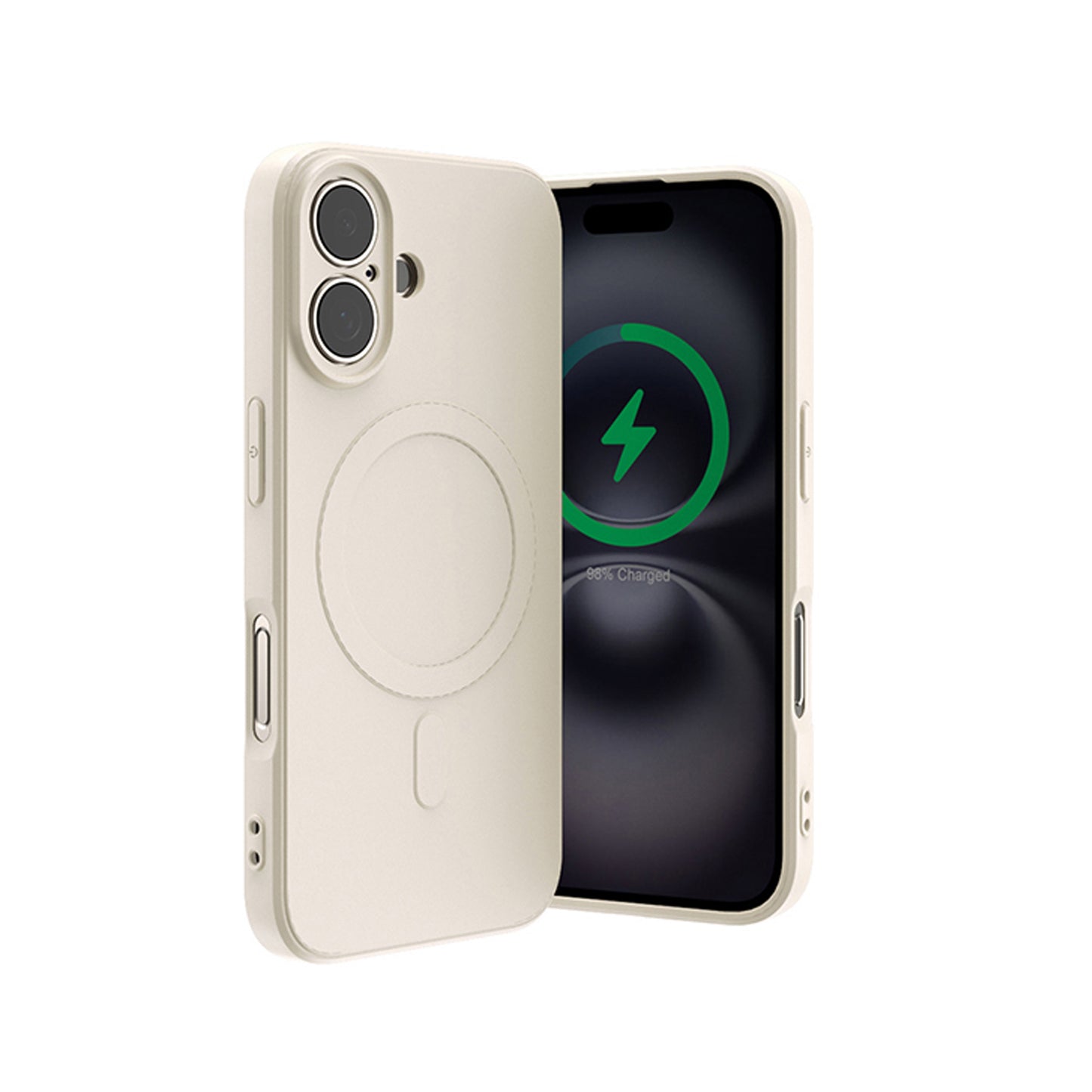 MAXEXCELL Cover Magnetica in Silicone Compatibile con iPhone SERIE 17