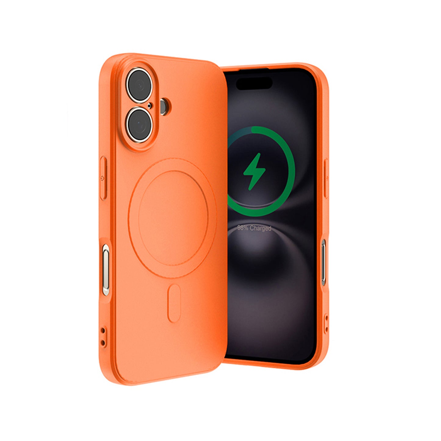 MAXEXCELL Cover Magnetica in Silicone Compatibile con iPhone SERIE 17