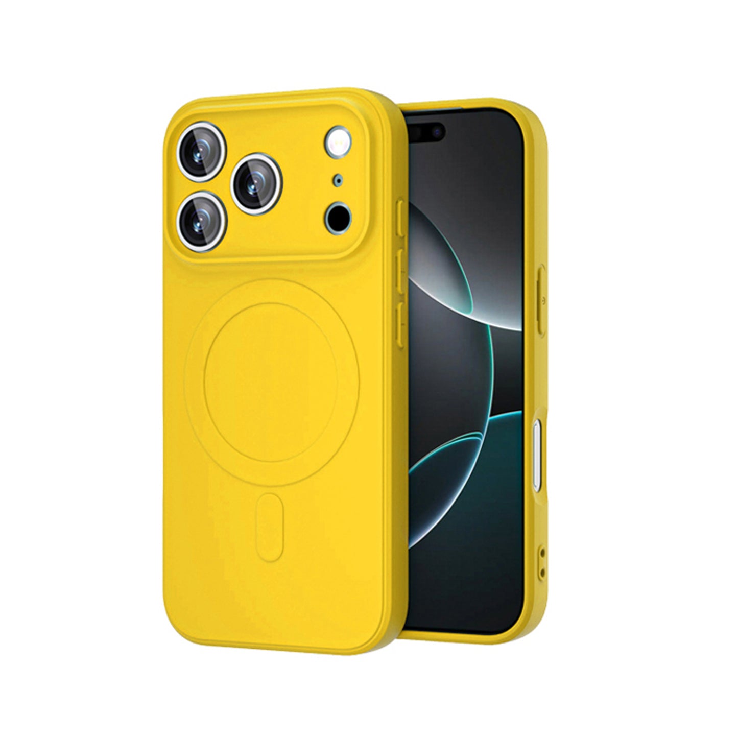 MAXEXCELL Cover Magnetica in Silicone Compatibile con iPhone SERIE 17