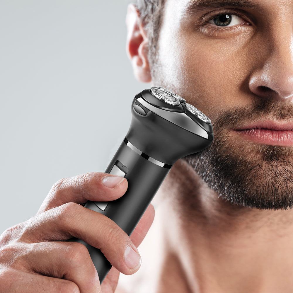 Kit 3 in 1 Rasoio Elettrico – Barba, Capelli e Peli Naso in un Solo Dispositivo - MAX-Q103