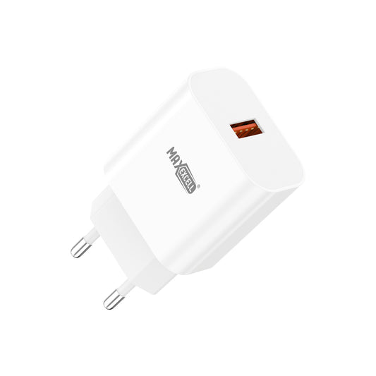 MAXEXCELL Caricabatteria per Cellulare QC 3.0 18W
