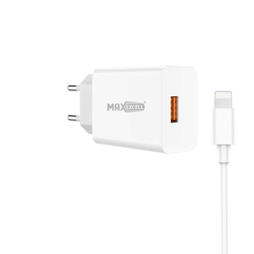 MAXEXCELL Caricabatteria per Cellulare 5V 2.4A