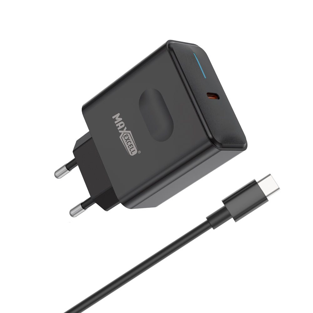 MAXEXCELL Caricatore da muro PD+QC 25W