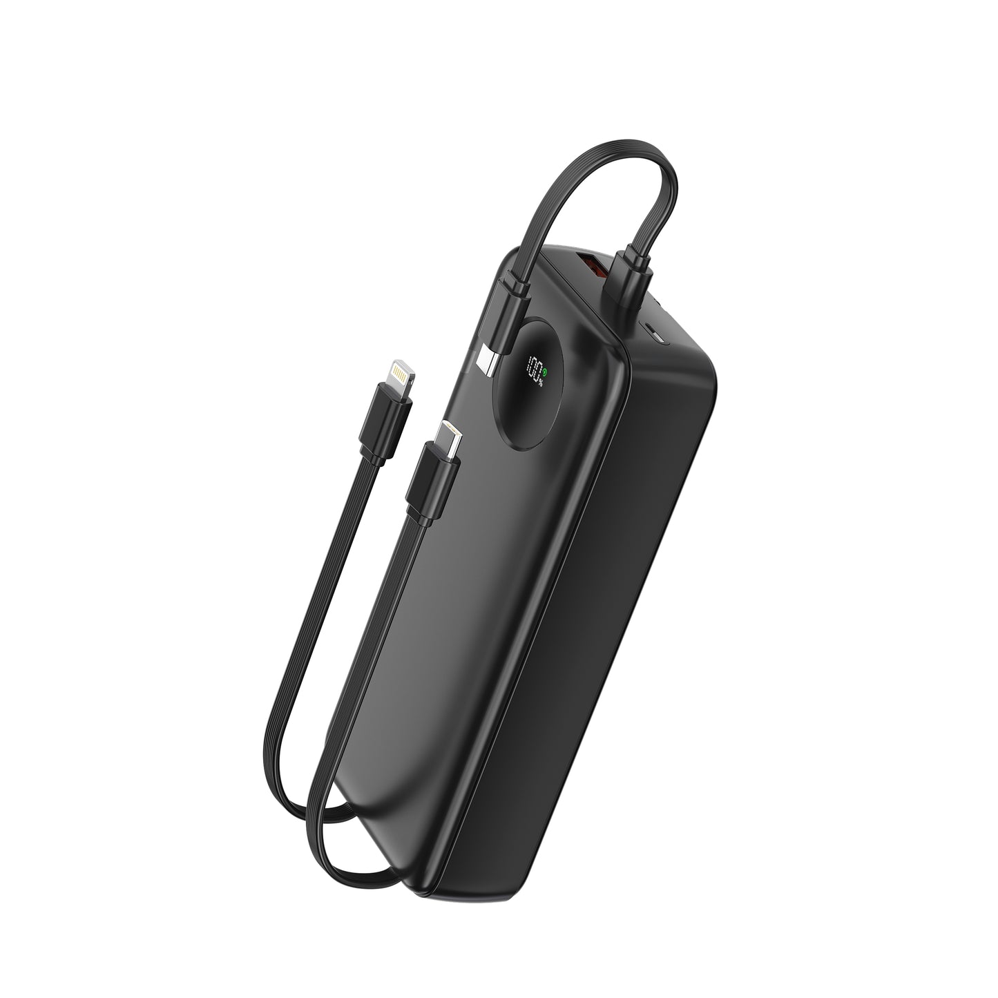 Power Bank 10000/20000mAh – Ricarica Rapida con 3 Cavi Integrati e Display LED - MAX-F108