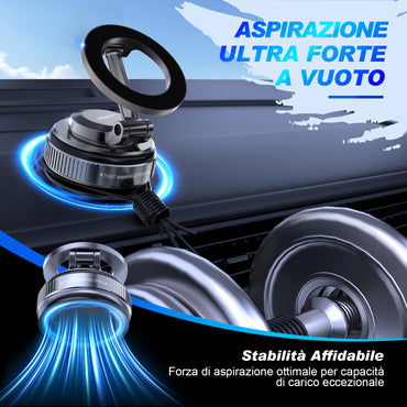 MAXEXCELL Supporto Smartphone da Auto con supporto magnetico