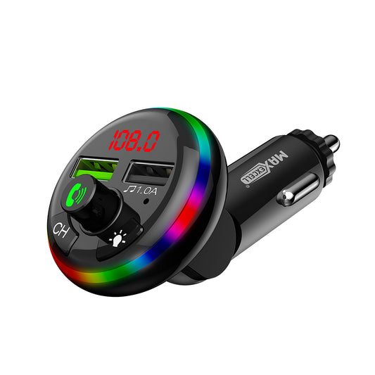 Car MP3 Bluetooth con Doppia Porta USB e Illuminazione RGB - MAX-M100