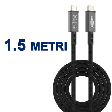 Cavo Type-C a Type-C – Ricarica Ultra Rapida 240W, Trasferimento Video 8K, PD 3.1, Lunghezza Ideale per Laptop, Smartphone e Monitor - MAX-B138