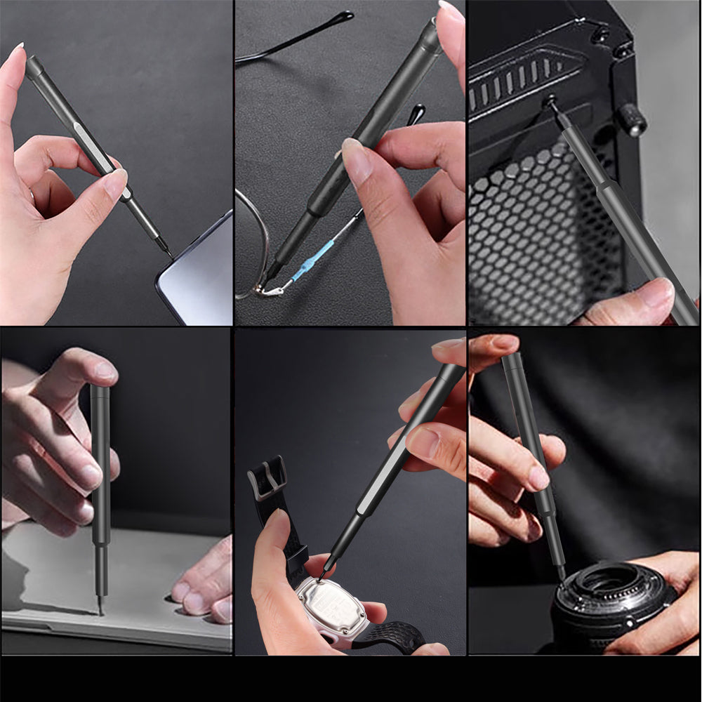 Set Cacciaviti di Precisione Magnetico – Compatto, Completo, Professionale - MAX-J100