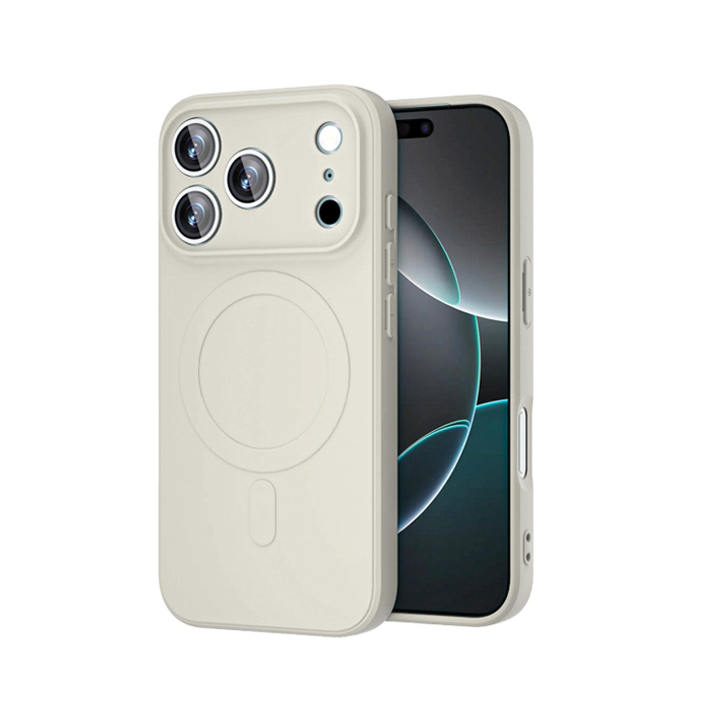 MAXEXCELL Cover Magnetica in Silicone Compatibile con iPhone SERIE 17