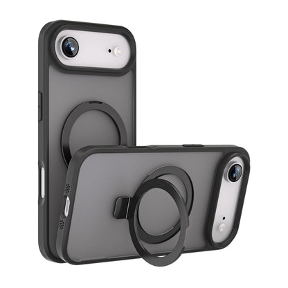 MAXEXCELL Cover per iPhone serie 17 – Cover Magnetica con Supporto, Effetto Pelle Morbida