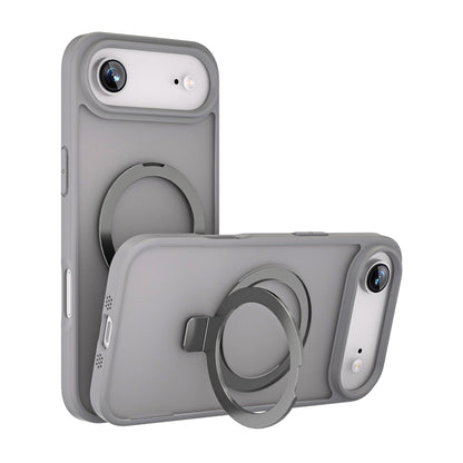 MAXEXCELL Cover per iPhone serie 17 – Cover Magnetica con Supporto, Effetto Pelle Morbida