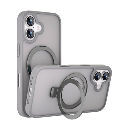 MAXEXCELL Cover per iPhone serie 17 – Cover Magnetica con Supporto, Effetto Pelle Morbida