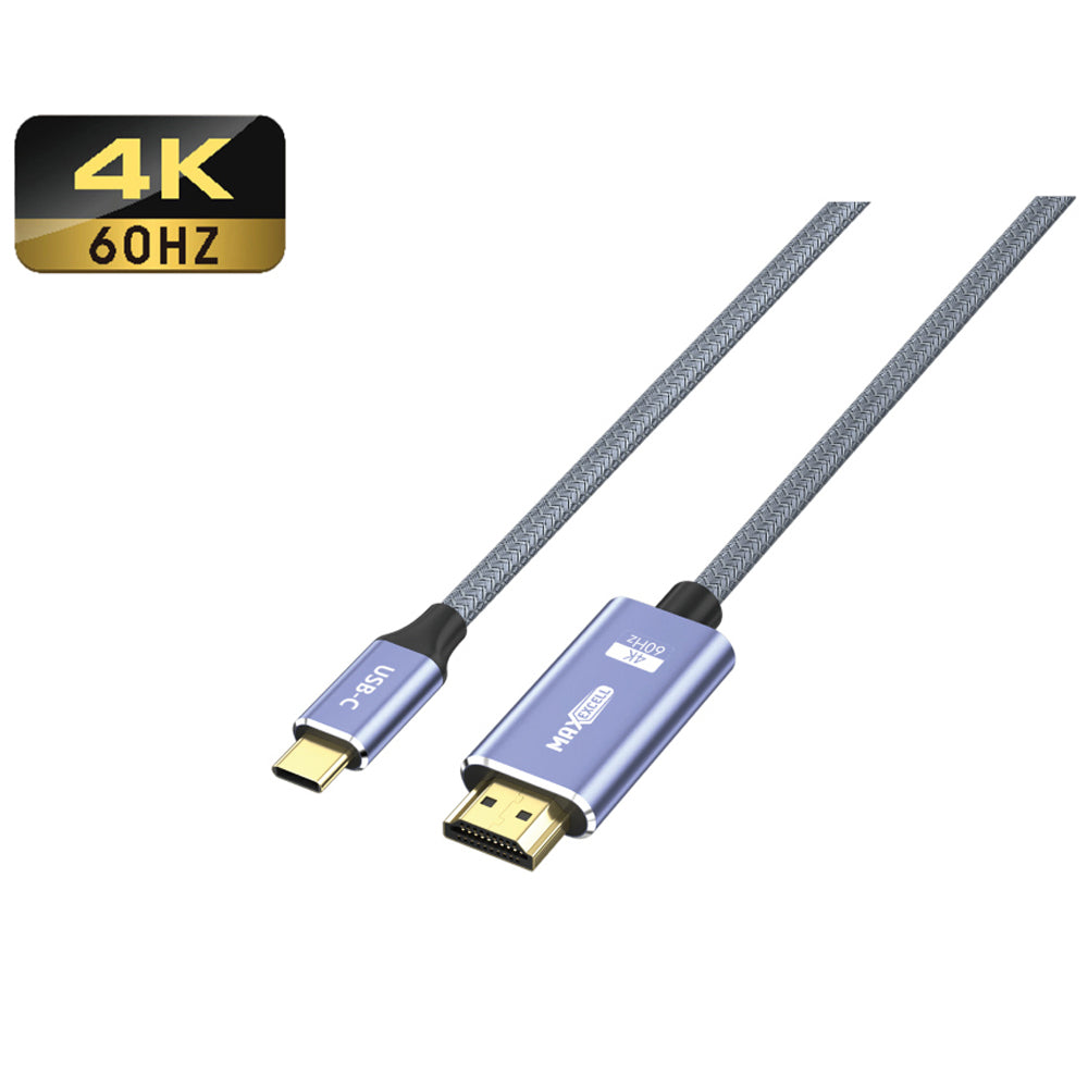 MAXEXCELL Cavo Type-C a HDMI 4K 60Hz – Alta Definizione 2 m