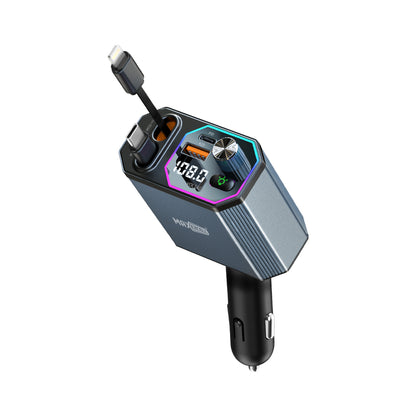 MAXEXCELL TRASMETTITORE AUDIO BLUETOOTH 120W con Caricatore Auto