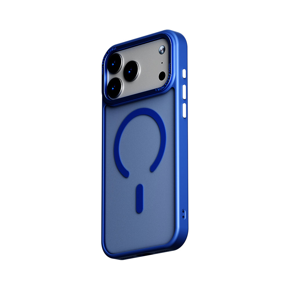 MAXEXCELL Custodia per Cellulare – Cover Magnetica con Finitura Soft-Touch e Accessori in Metallo
