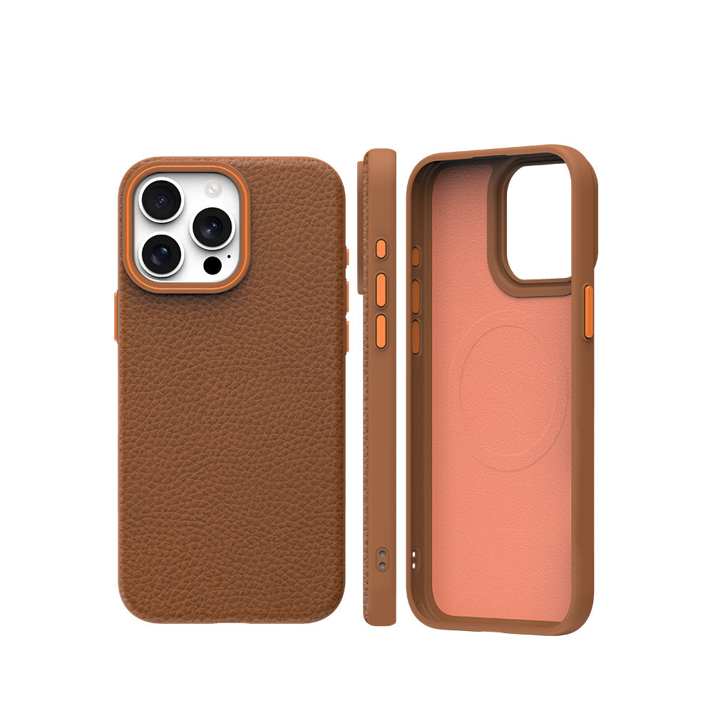 Custodia Magnetica compatibile con iPhone serie 16 in Pelle – 9 Colori Classici, Elegante e Raffinata - MAX-D123