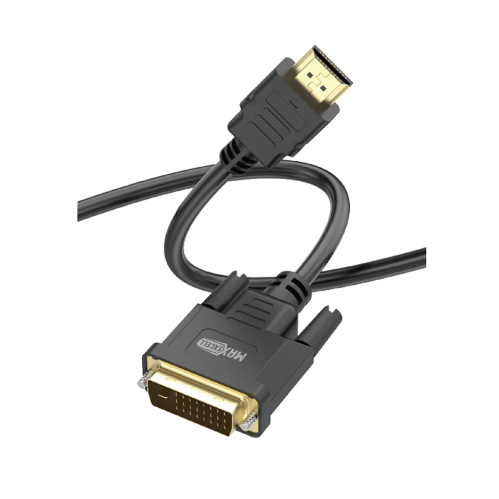 MAXEXCELL Cavo HDMI a DVI 1,5 m – Trasmissione Video ad Alta Qualità