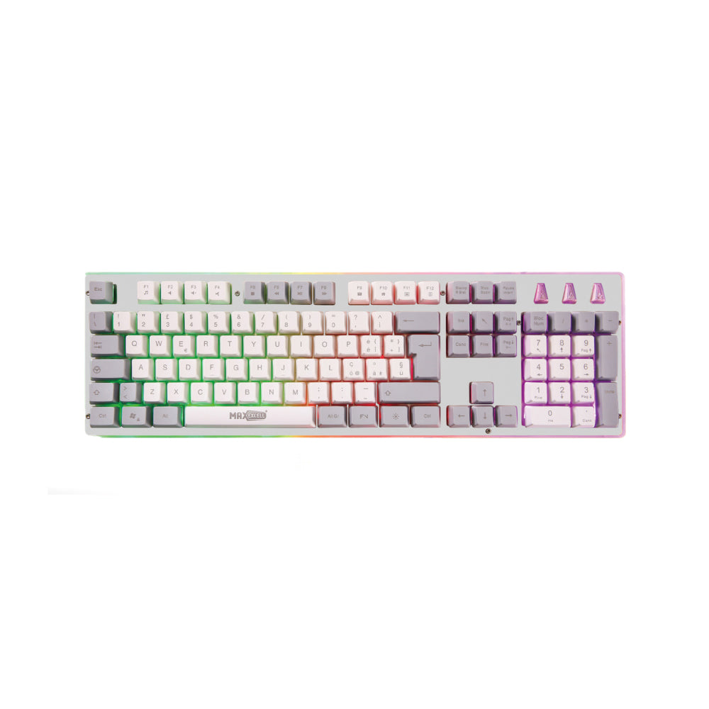 MAXEXCELL Tastiera Cablata con Illuminazione Multicolore