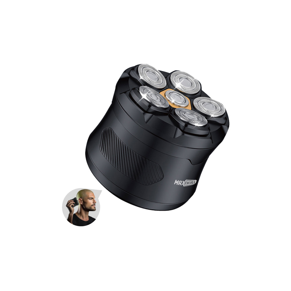 MAXEXCELL Rasoio Elettrico a Testine Rotanti – Mod. 8002A