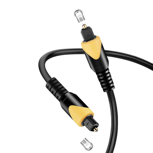 Cavo Audio Ottico Digitale Toslink a Toslink – 3 Metri – Design Bicolore con Stampo Personalizzato – OD 5.0mm - MAX-B145