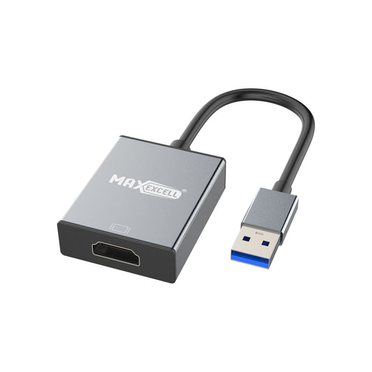 Adattatore USB 2.0 a HDMI – Convertitore Video con Chip MS9122 – Scocca in Alluminio - MAX-L115