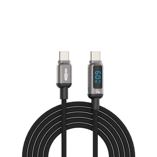 Cavo USB-C a USB-C – 1 Metro – Ricarica Rapida 3.5A / 60W – Trasferimento Dati - MAX-B151