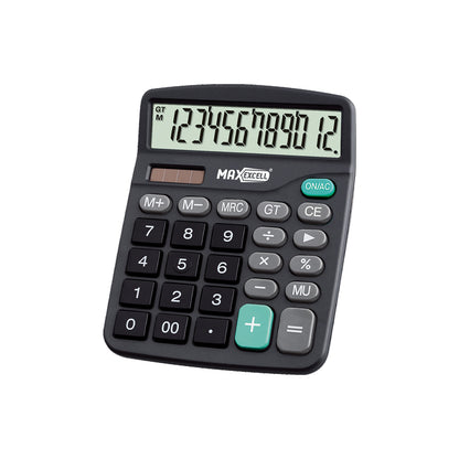 MAXEXCELL Calcolatrice da Tavolo – Display Ampio, Funzioni Base e Avanzate
