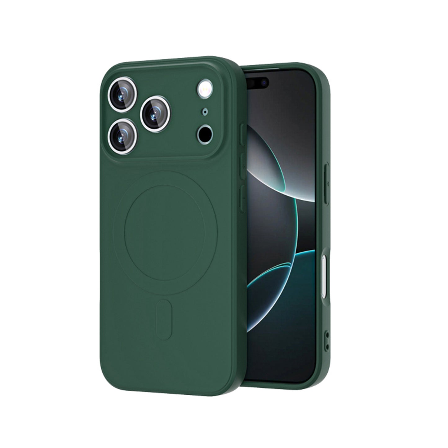 MAXEXCELL Cover Magnetica in Silicone Compatibile con iPhone SERIE 17