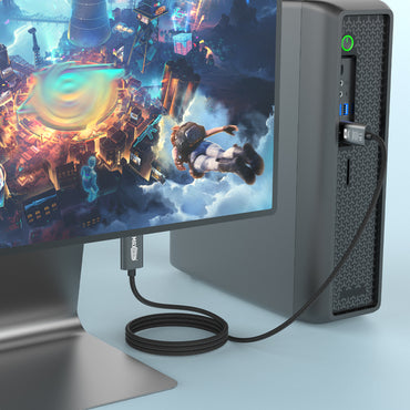 Cavo DisplayPort 2 Metri – 8K a 60Hz, Alta Qualità Audio/Video, Compatibile con Monitor, GPU, PC - MAX-B139