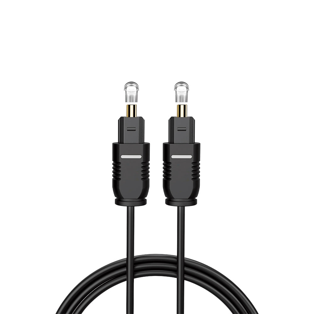 Cavo Ottico Audio Digitale Toslink – 3 Metri – Connettori in Metallo – Diametro 4.0mm - MAX-B149
