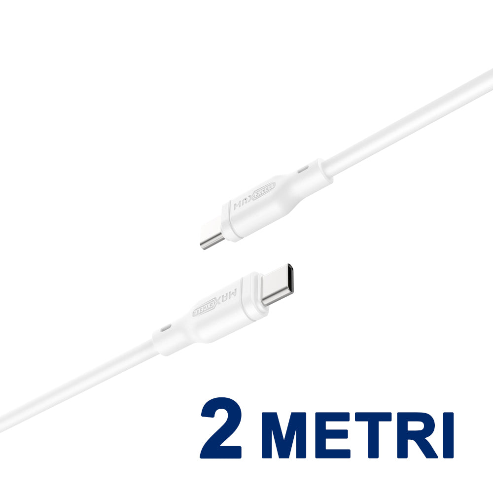 Cavo USB-C a USB-C – 60W Ricarica Rapida, 3.5A, Alta Resistenza - MAX-B114